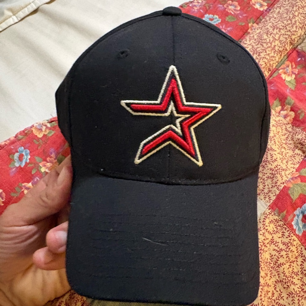 Houston Astros SnapBack Black Cap with logo - Picture 2 of 5